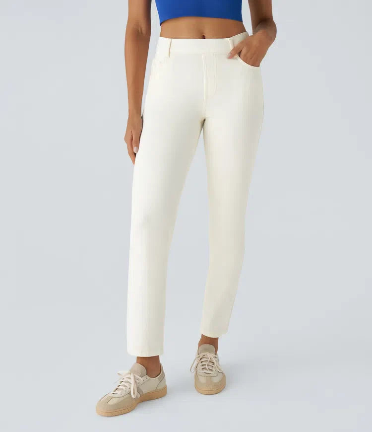 Da Vie™ | Comfortabele Broek Met Hoge Taille