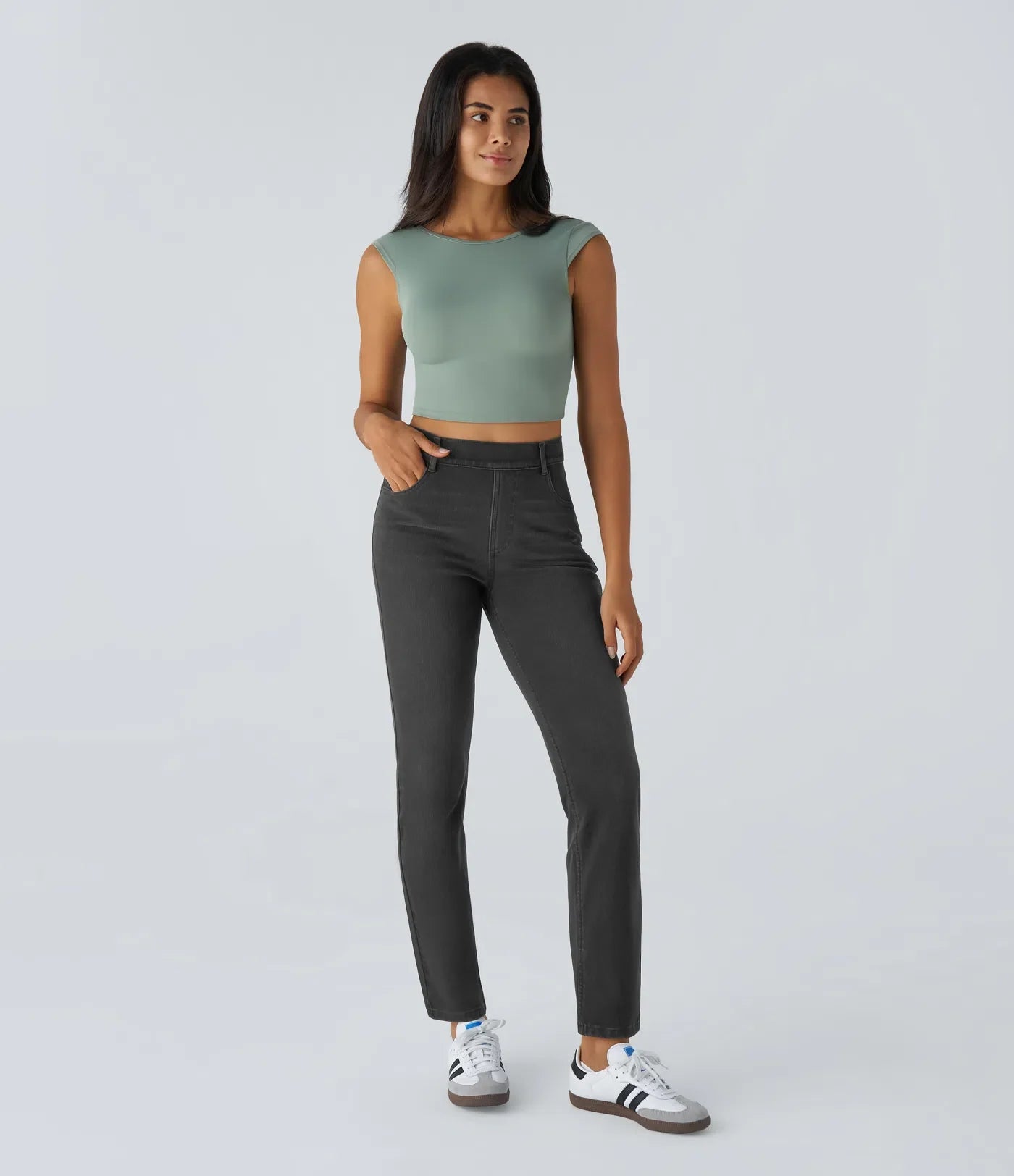Da Vie™ | Comfortabele Broek Met Hoge Taille