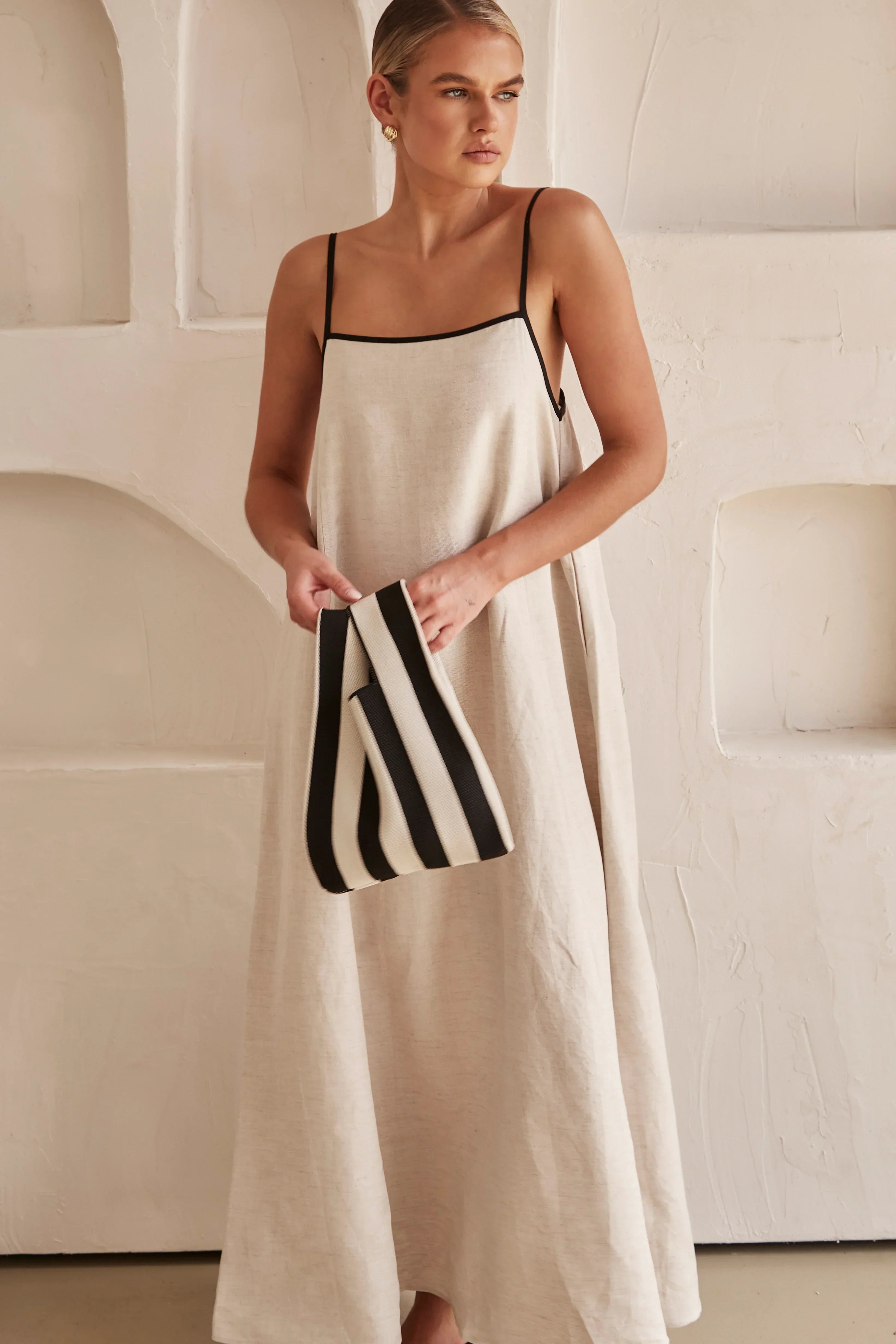 Da Vie™ | Linnen maxi jurk