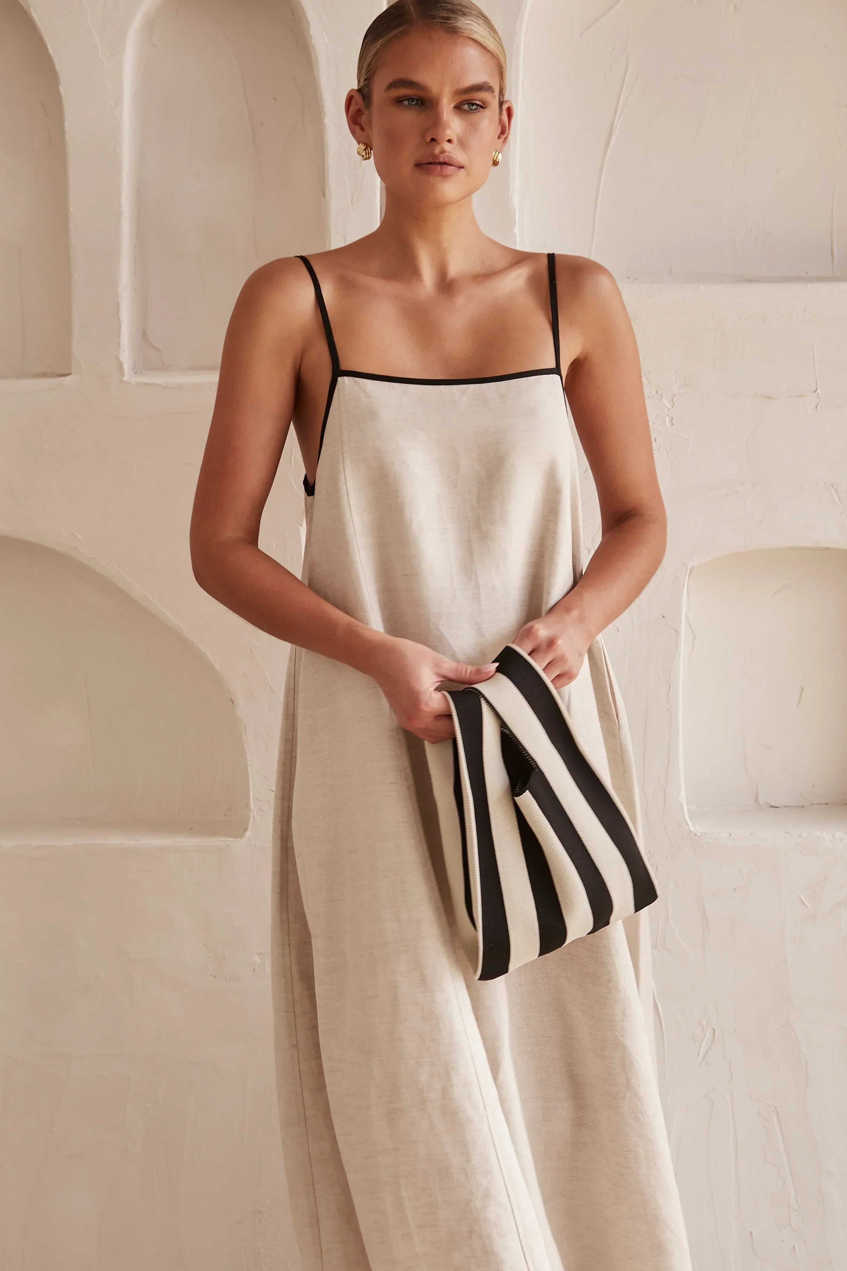 Da Vie™ | Linnen maxi jurk