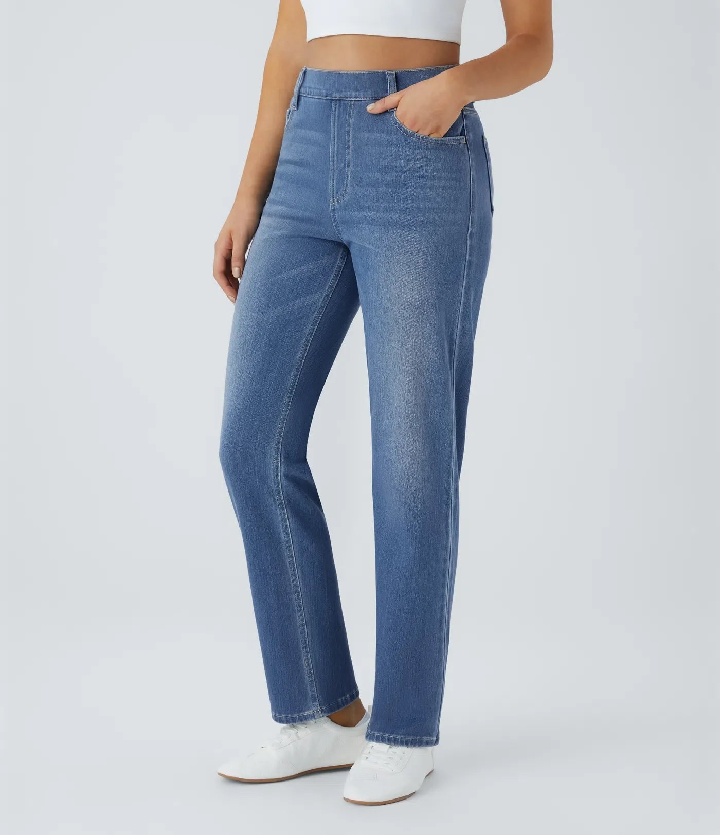 Da Vie™ | Comfortabele Broek Met Hoge Taille