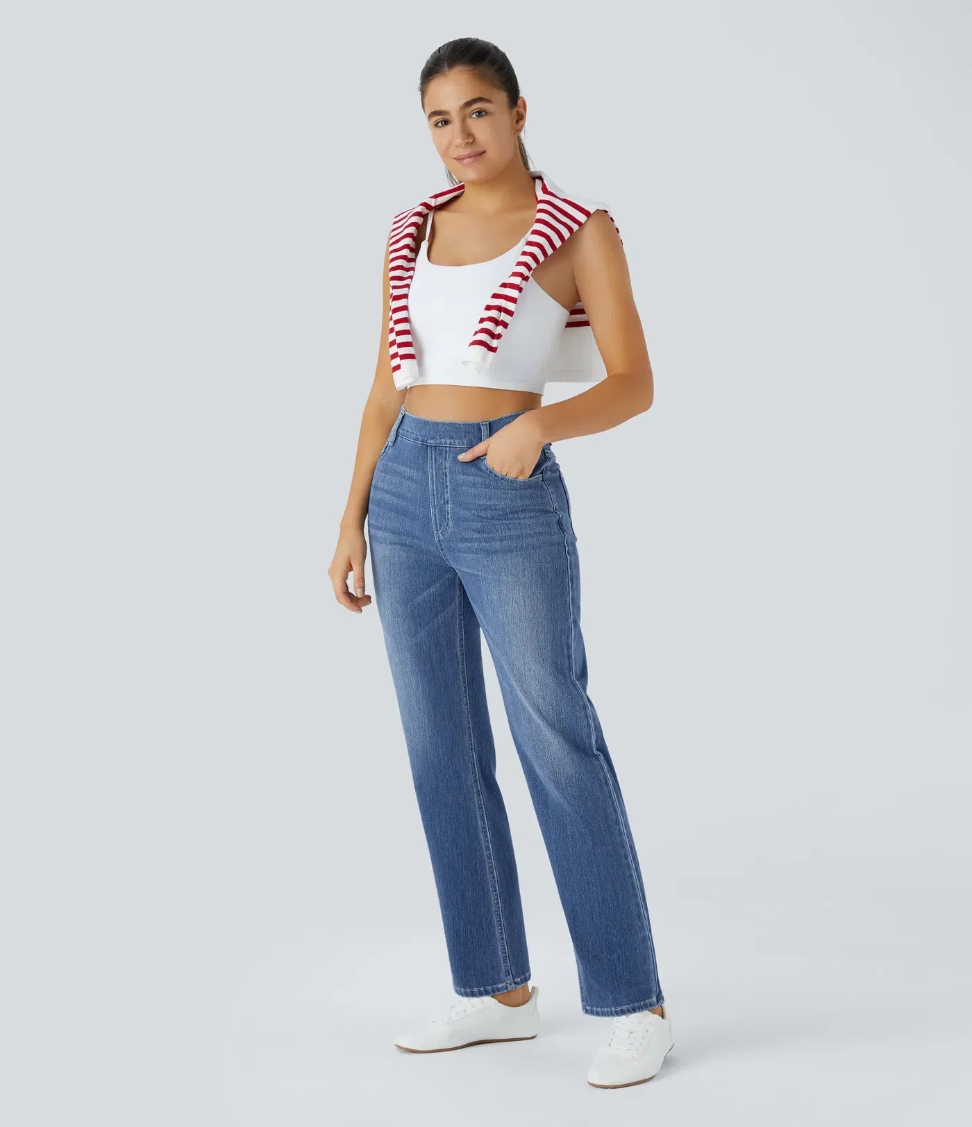 Da Vie™ | Comfortabele Broek Met Hoge Taille