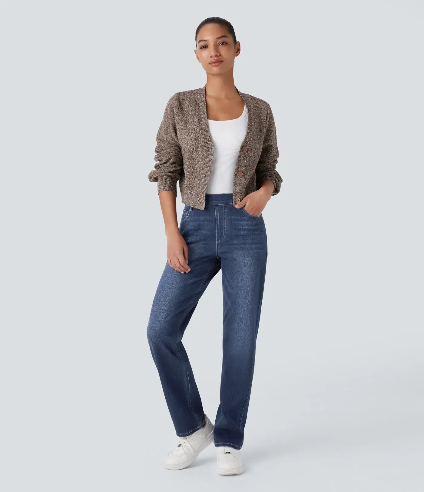 Da Vie™ | Comfortabele Broek Met Hoge Taille