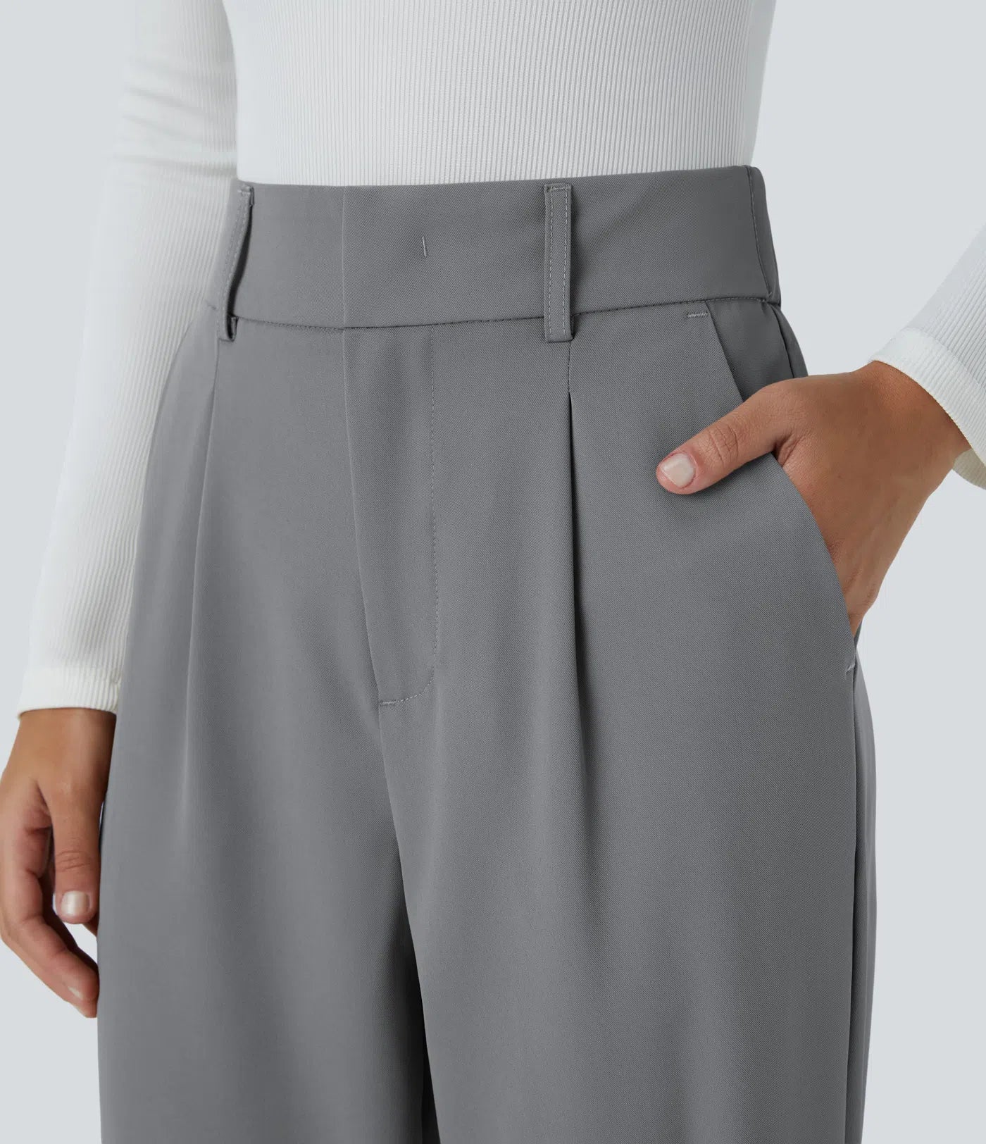 Da Vie™ | Comfortabele & Elastische Broek Met Hoge Taille