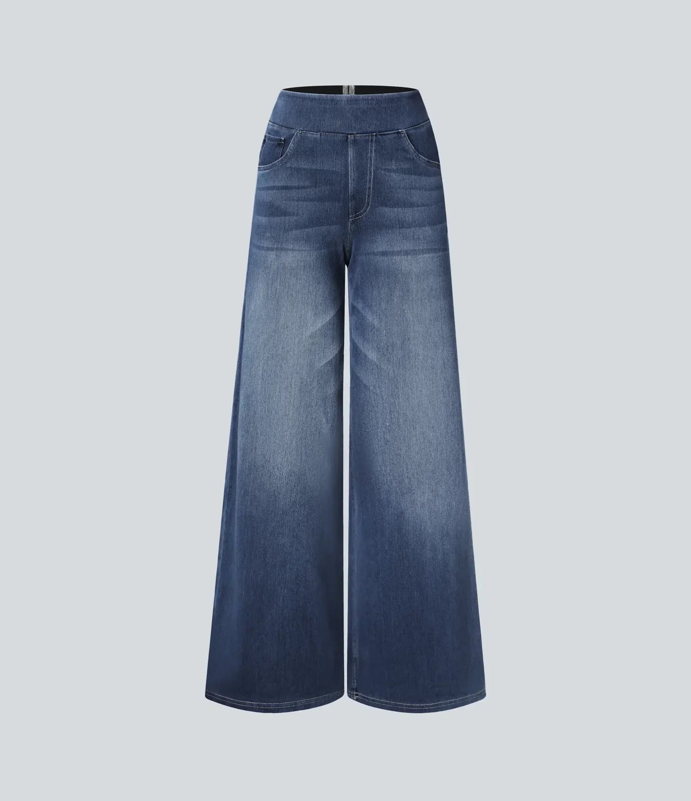 Da Vie™ | Elastische broek met hoge taille