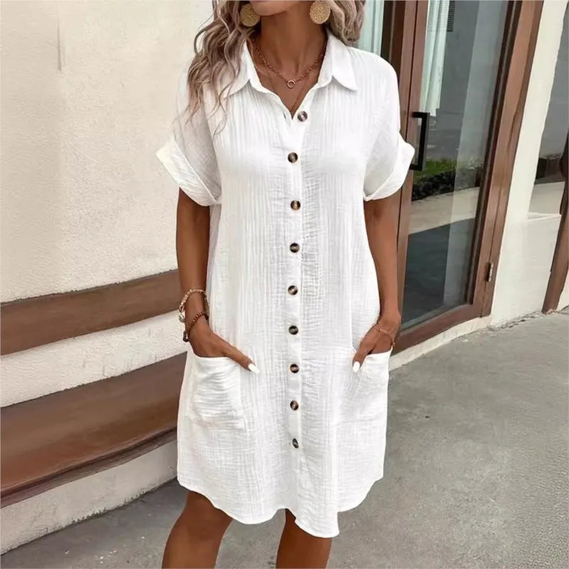 Da Vie™ | Zomerjurk met Kraagje