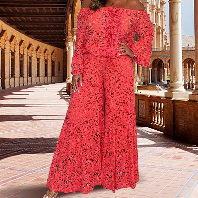 Da Vie™ | Elegante Set Top met Wijde Broek