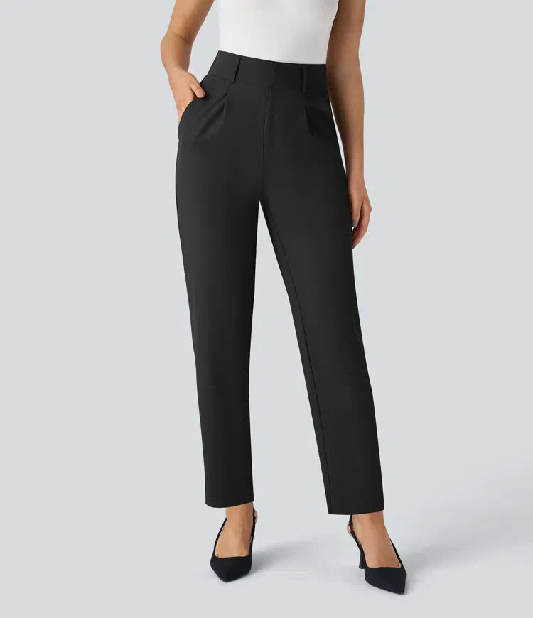 Da Vie™ | Comfortabele & Elastische Broek Met Hoge Taille