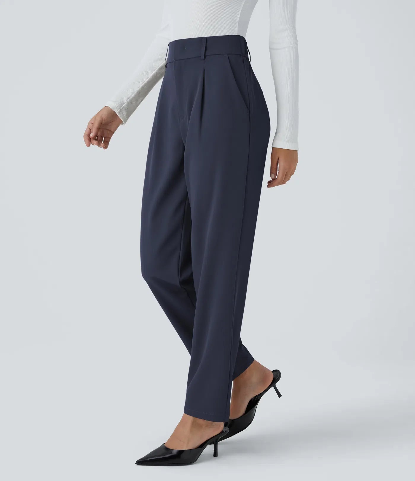 Da Vie™ | Comfortabele & Elastische Broek Met Hoge Taille