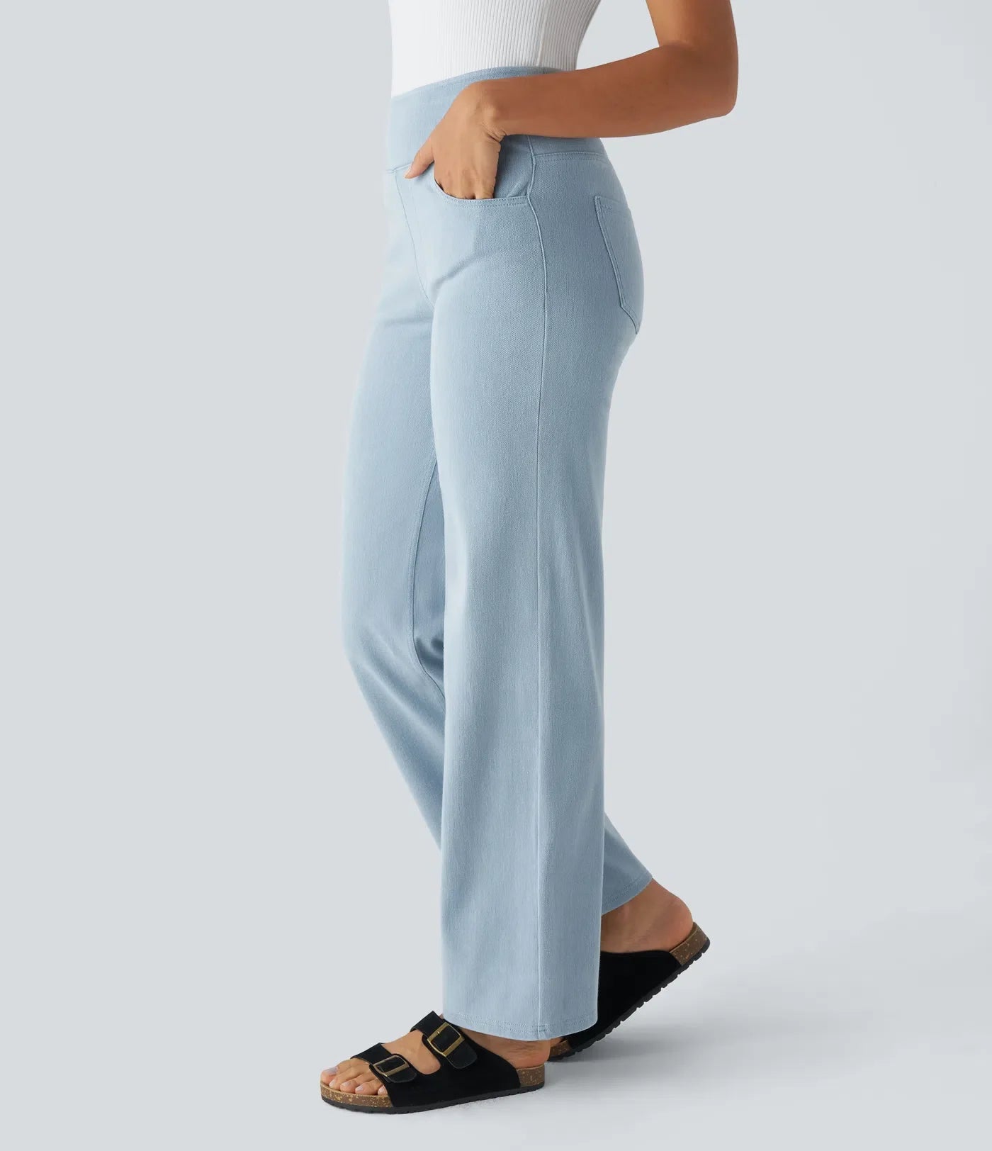 Da Vie™ | Elastische & Comfortabele Broek Met Hoge Taille