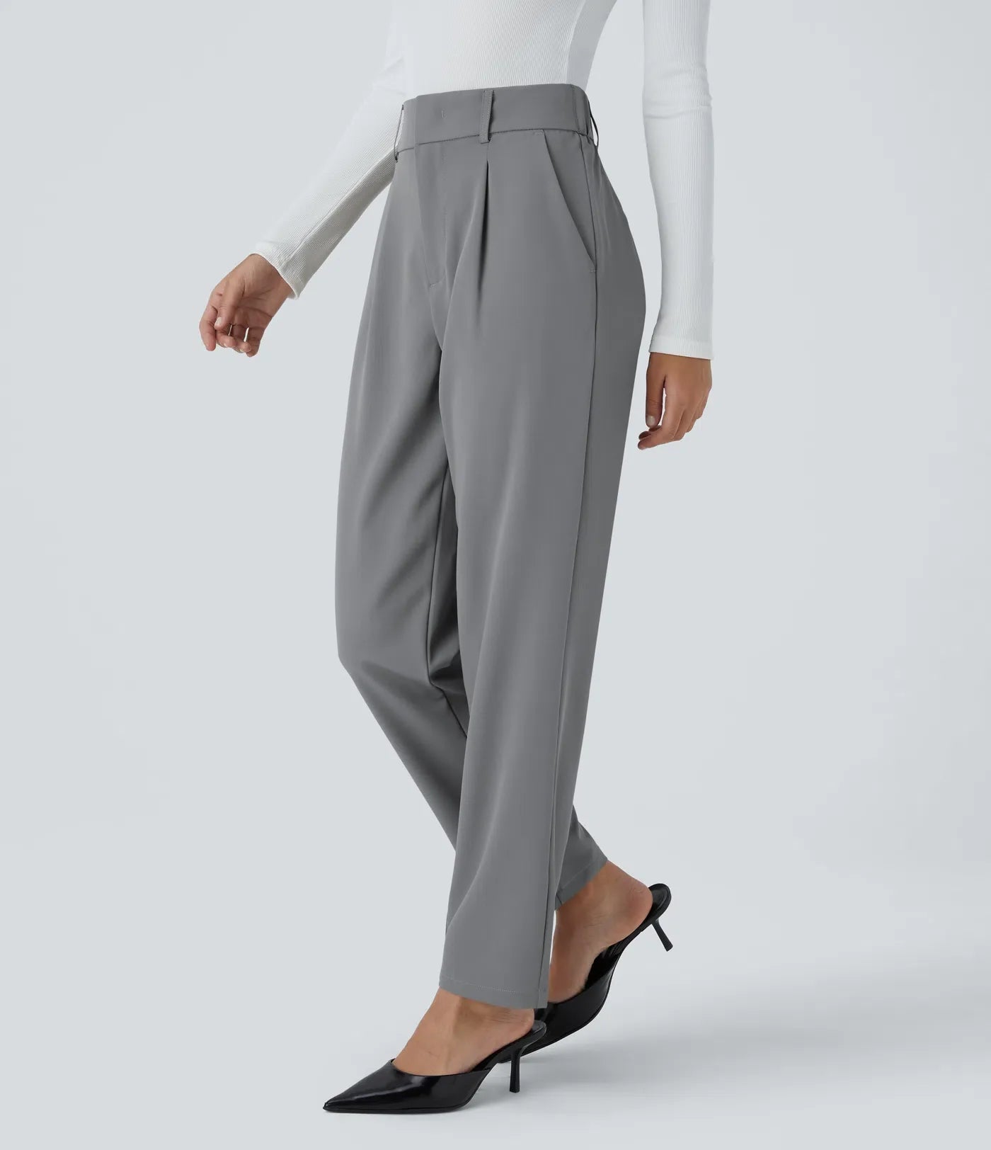 Da Vie™ | Comfortabele & Elastische Broek Met Hoge Taille