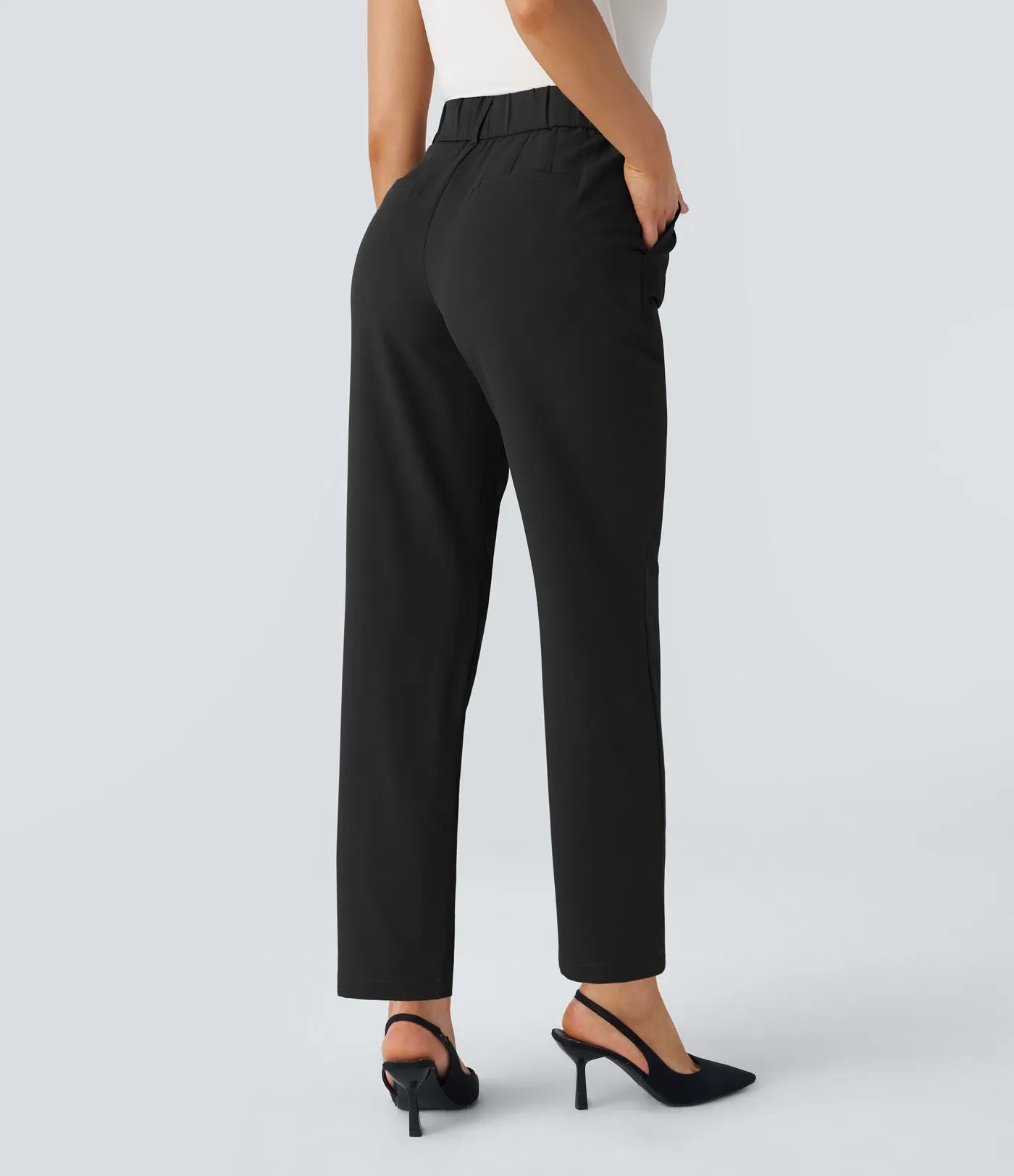 Da Vie™ | Comfortabele & Elastische Broek Met Hoge Taille