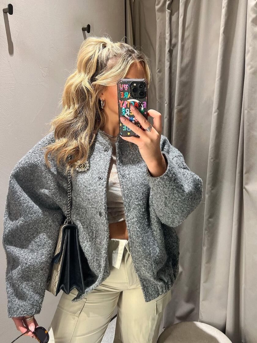 Da Vie™ | Elegante Bomberjacke „Alina