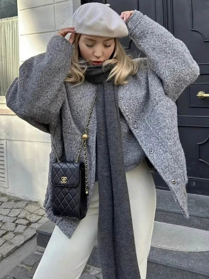 Da Vie™ | Elegante Bomberjacke „Alina